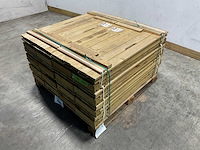 Zandbak met deksel en zitbank 120x120 cm (8x) - afbeelding 1 van  1