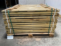 Zandbak met deksel en zitbank 120x120 cm (8x) - afbeelding 5 van  9