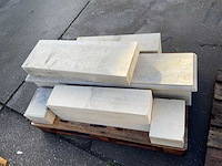 Zandsteen schouw onderdelen - afbeelding 2 van  3