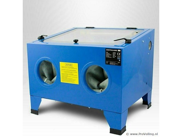 Zandstraalcabine 90l 59x48,5x49cm - afbeelding 1 van  5