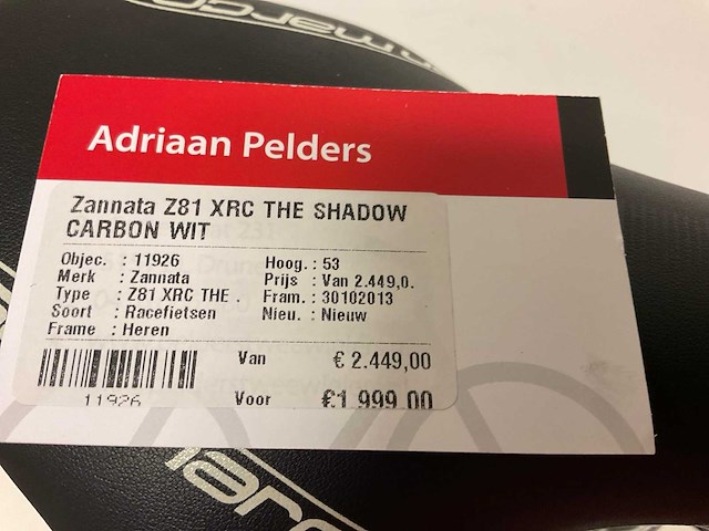 Zannata z81 xrc carbon racefiets - afbeelding 7 van  7