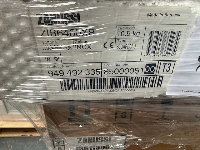 Zanussi - inductie kookplaat - zib6460xb - kookplaat - afbeelding 1 van  2
