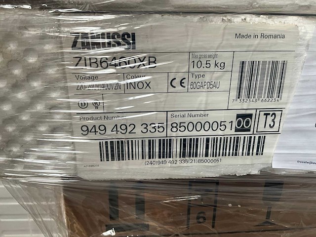 Zanussi - inductie kookplaat - zib6460xb - kookplaat - afbeelding 2 van  2