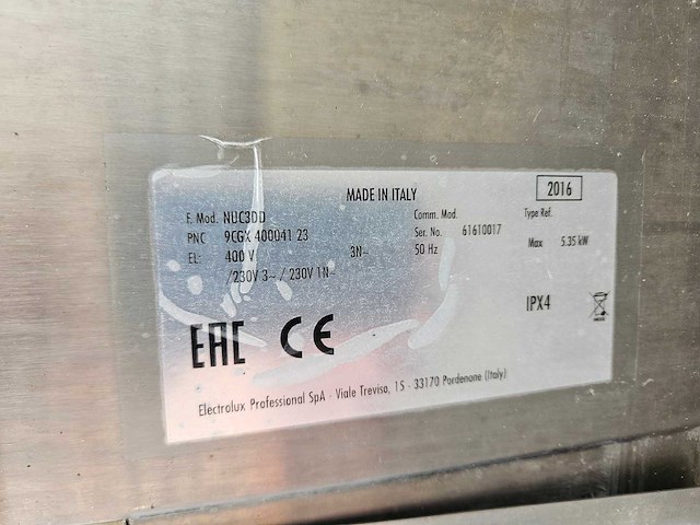 Zanussi - nuc3dd - korvenvaatwasmachine - afbeelding 1 van  1