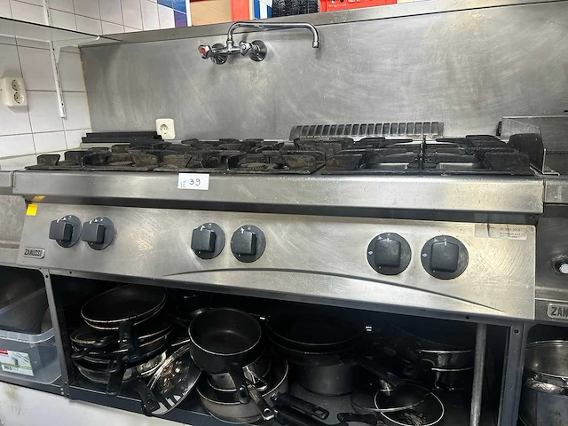 Zanussi - professioneel 6-pits gasfornuis - afbeelding 2 van  8
