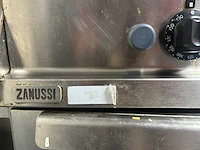 Zanussi - professionele dubbele rvs friteuse met 2 afzonderlijke frituurbakken, 4 frituurmanden en onderkast - afbeelding 4 van  9