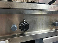 Zanussi - professionele dubbele rvs friteuse met 2 afzonderlijke frituurbakken, 4 frituurmanden en onderkast - afbeelding 6 van  9