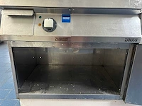 Zanussi - professionele rvs elektrische bakplaat met open onderstel - afbeelding 2 van  7