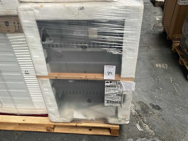 Zanussi - vrijstaand, gemengd elektro-gasfornuis - zcm 6601 w - fornuis - afbeelding 2 van  2