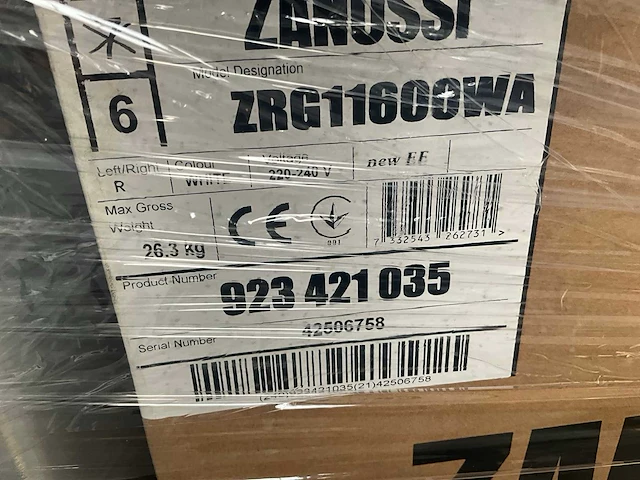 Zanussi - vrijstaande koelkast - zrg11600wa - koelkast - afbeelding 7 van  7