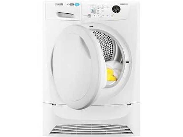 Zanussi - warmtepomp droger 8 kg - zdh833p - wasmachine - afbeelding 1 van  2