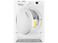Zanussi - warmtepomp droger 8 kg - zdh833p - wasmachine - afbeelding 1 van  2