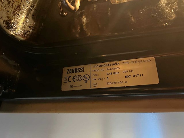 Zanussi - zkc44510xa - oven - afbeelding 3 van  3