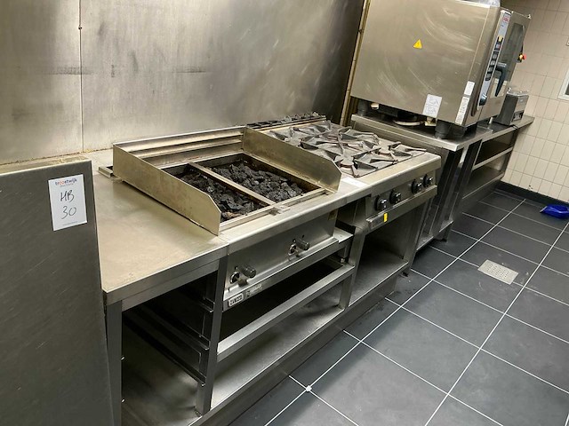 Zanussi kookstation met grill en gasfornuis - afbeelding 2 van  10