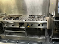 Zanussi kookstation met grill en gasfornuis