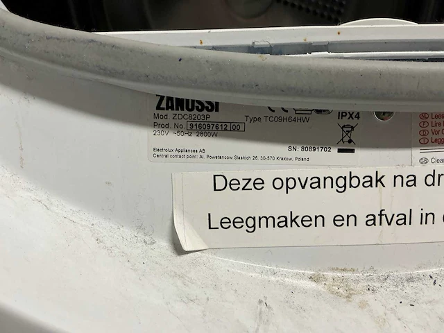 Zanussi / siemens wasmachine en wasdroger - afbeelding 6 van  6