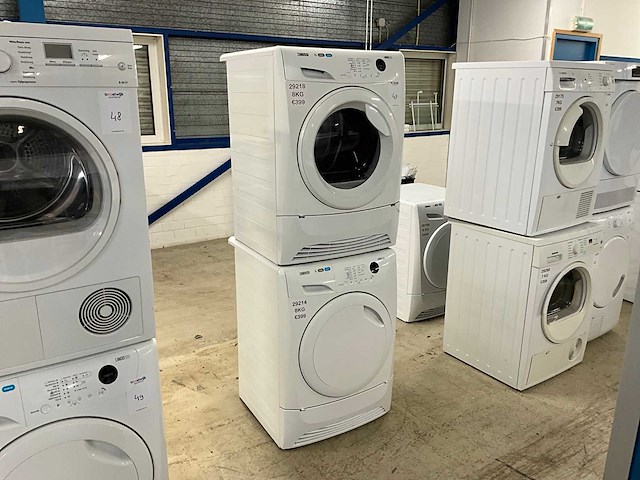 Zanussi tc09h64hw 8kg condensdroger (2x) - afbeelding 2 van  6
