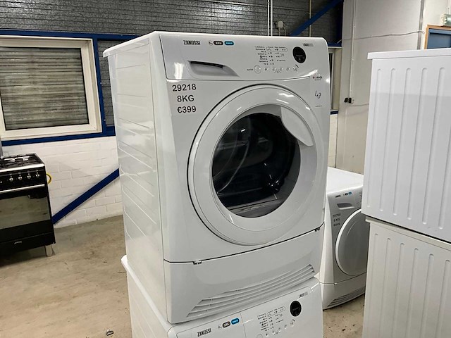 Zanussi tc09h64hw 8kg condensdroger (2x) - afbeelding 3 van  6