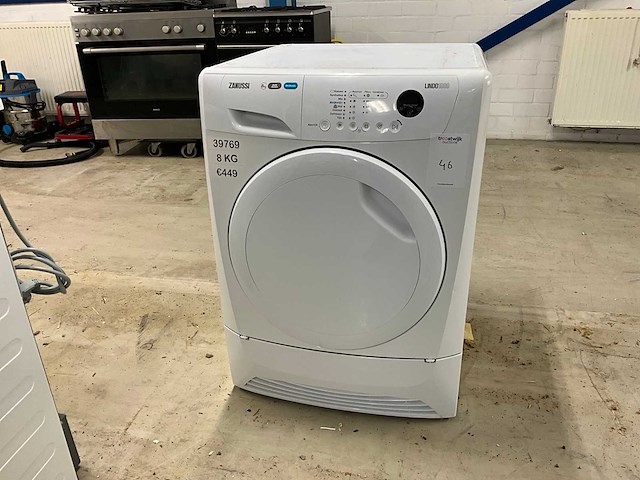 Zanussi tc14h64hp 8kg warmtepompdroger - afbeelding 1 van  4