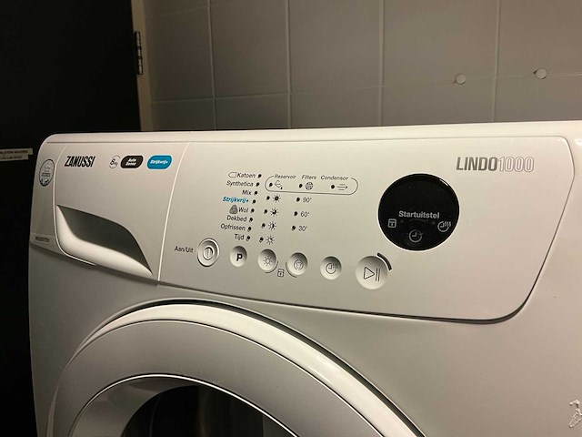 Zanussi zdh8333w lindo1000 warmtepompdroger - 8kg - afbeelding 2 van  4