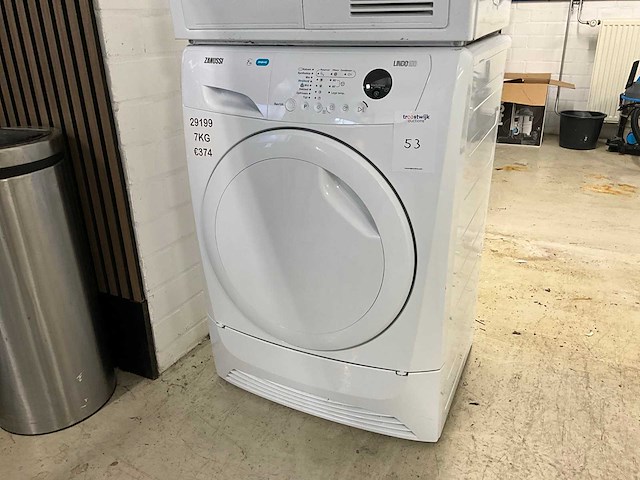 Zanussi zdp7203p 7kg condensdroger - afbeelding 1 van  3