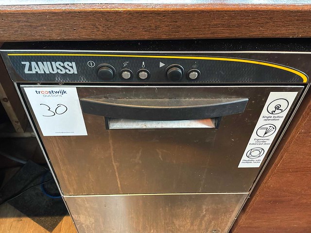Zanussi/electrolux zgwxs glazenvaatwasmachine - afbeelding 4 van  4