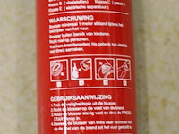 Zaplinger draagbare brandblusser zp-1 - afbeelding 2 van  2