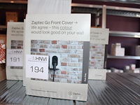 Zaptec go front cover. rock grey. - afbeelding 1 van  2