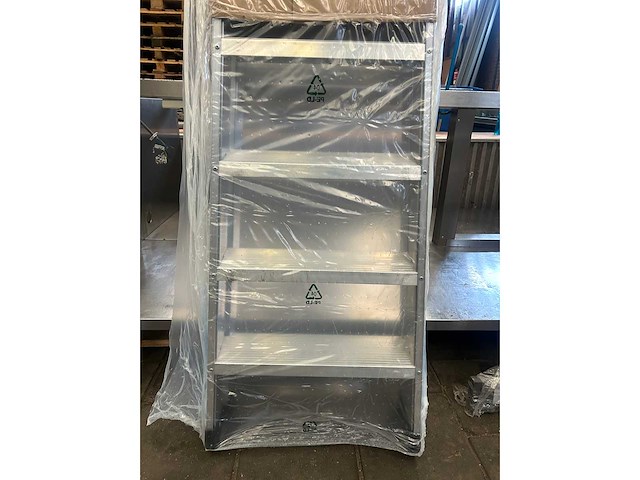 Zarges - seventec b 5540358 - trap met veiligheidsplatform - afbeelding 3 van  5