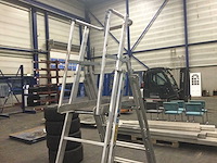 Zarges ns-insta 650 telescopische platvormladder - afbeelding 8 van  8