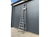 Zarges xl step s 10 platformtrap 1x10 2490mm - afbeelding 3 van  10