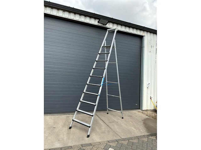 Zarges xl step s 10 platformtrap 1x10 2490mm - afbeelding 5 van  10