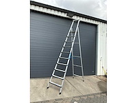 Zarges xl step s 10 platformtrap 1x10 2490mm - afbeelding 5 van  10