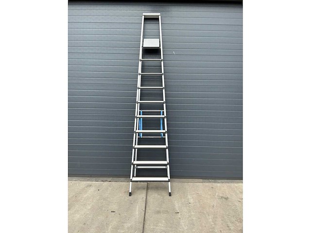 Zarges xl step s 10 platformtrap 1x10 2490mm - afbeelding 8 van  9