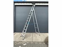 Zarges xl step s 10 platformtrap 1x10 2490mm - afbeelding 4 van  11