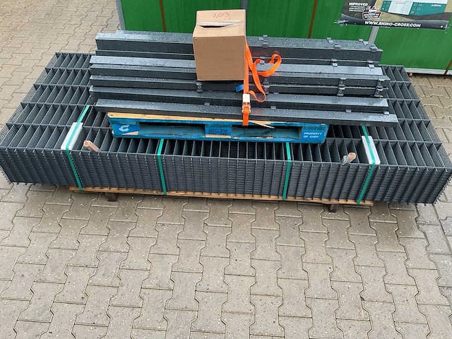 Zaunscout - 1,03x2,5m - dubbelstaaf hekwerk 75 meter - afbeelding 4 van  12