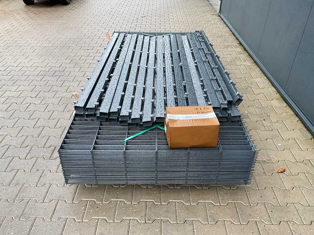Zaunscout - 1,23x2.5m - dubbelstaaf hekwerk 75 meter - afbeelding 6 van  9