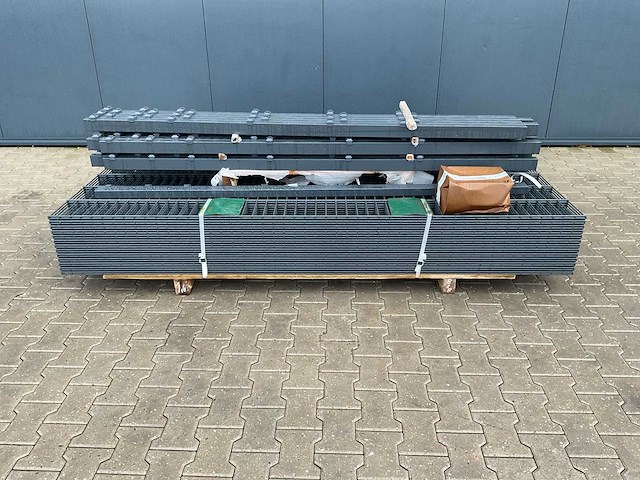 Zaunscout - 1,63x2.5m - dubbelstaaf hekwerk 75 meter - afbeelding 1 van  9