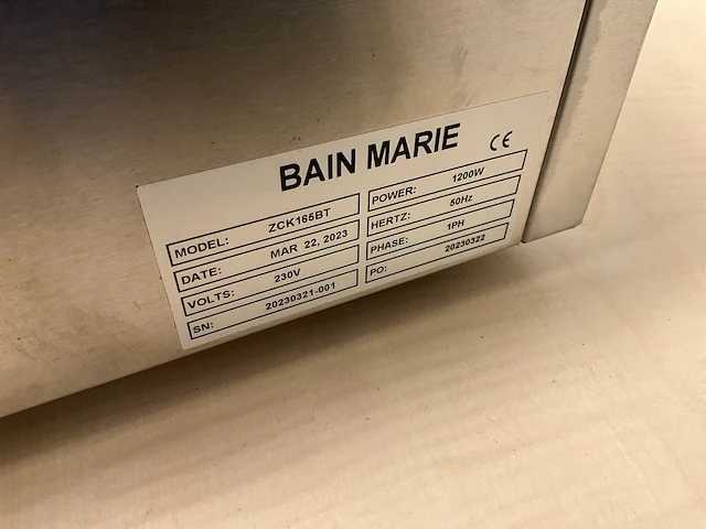 Zck 165 bt 1/1 gn au-bain-marie - afbeelding 5 van  5