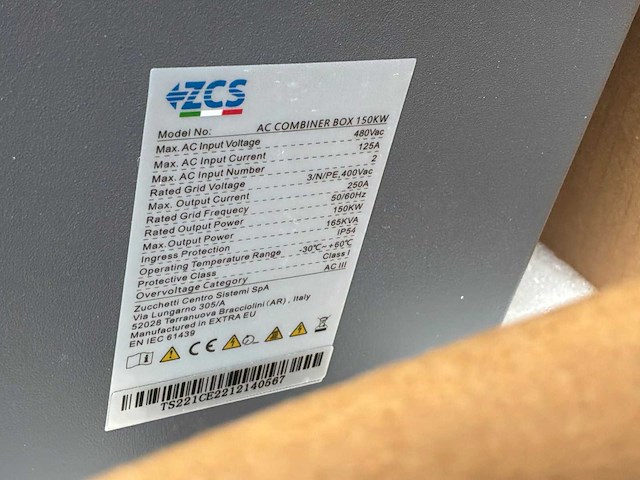 Zcs azzurro 150 kw ac-verzamelkast (2x) - afbeelding 3 van  11