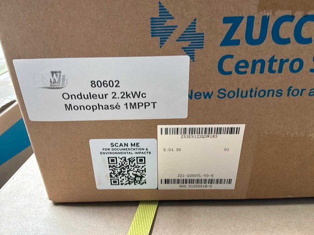 Zcs azzurro 1ph 2200tl-v3 2,2 kw omvormer - afbeelding 3 van  4