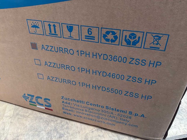 Zcs azzurro 1ph hyd3000 zss hp 3 kw hybride omvormer - afbeelding 1 van  2