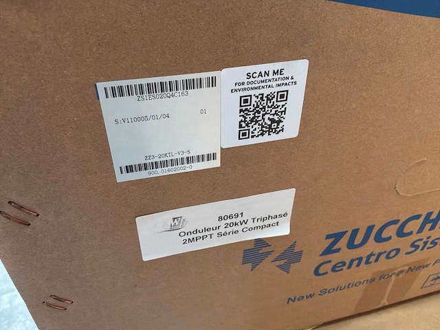 Zcs azzurro 3ph 20000tl-v3 20 kw omvormer (3x) - afbeelding 1 van  1