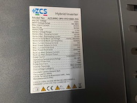 Zcs azzurro 3ph hyd10000 zss hybride omvormer - afbeelding 2 van  3