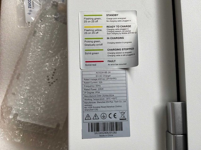 Zcs azzurro ac022k-be-24 laadstation - afbeelding 8 van  8