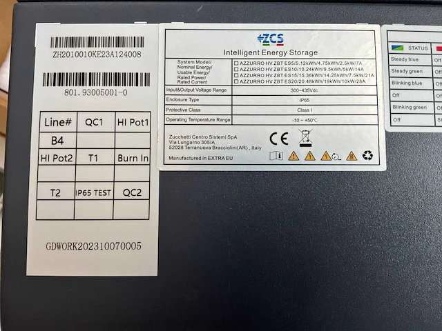 Zcs azzurro hv zbt batterijopslag behuizing - afbeelding 9 van  9