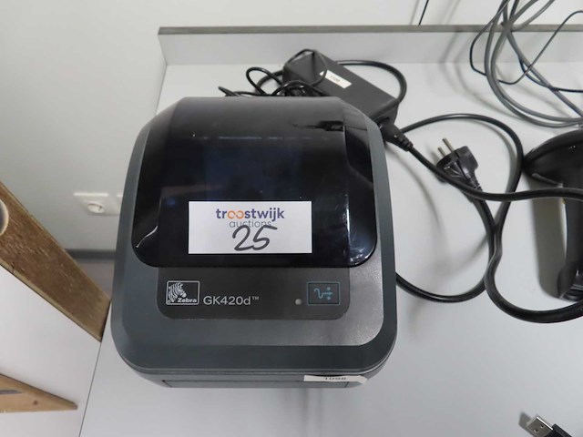 Zebra - gk420d - labelprinter - afbeelding 1 van  1