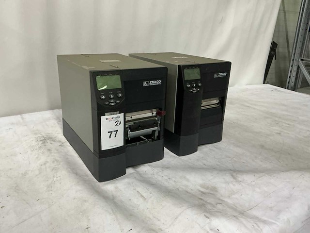 Zebra - zm400 - labelprinter (2x) - afbeelding 4 van  9