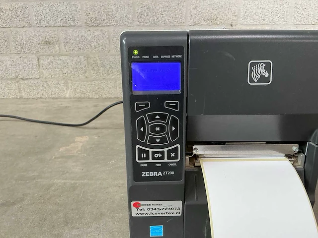 Zebra - zt230 - labelprinter - afbeelding 11 van  14