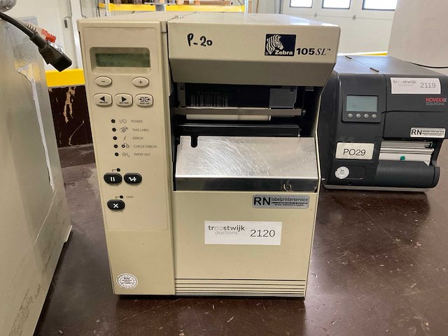 Zebra 105sl labelprinter - afbeelding 2 van  5